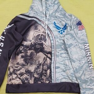 Camouflage Kids Jacket with Air Force Design